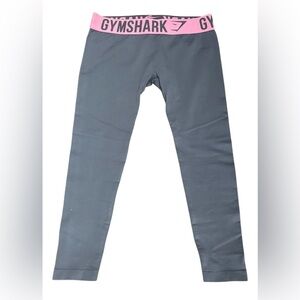 Gymshark Gray Pink Capri Leggings Size XS EUC